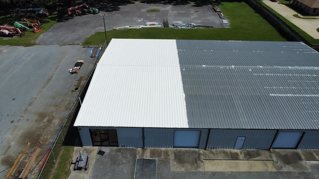 Brunswick, GA – 10-Year Uniflex White Acrylic Coating